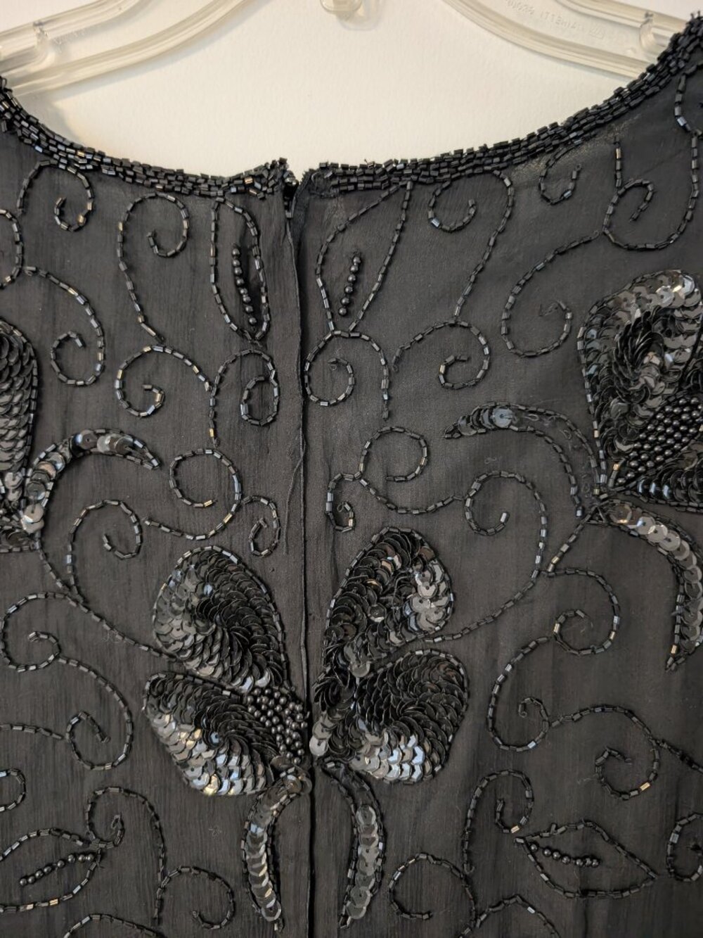 NWT Vintage Stenay Silk Beaded Blouse, XL - Picture 3 of 5
